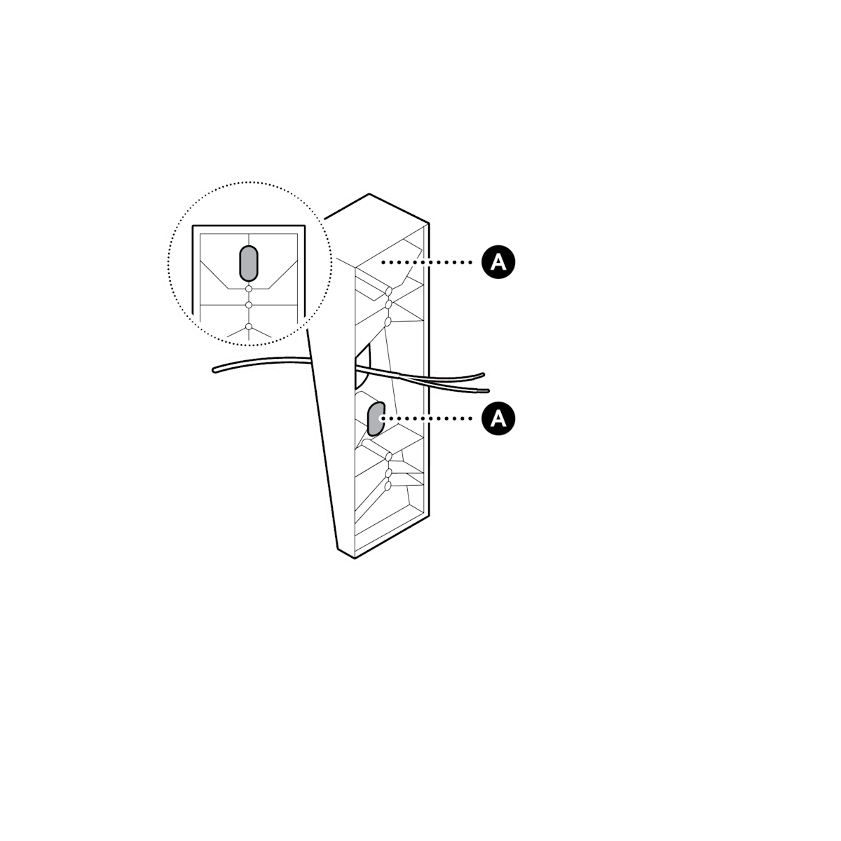 Wedge kit installation 