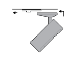 llustration to show securing the camera onto the mounting plate by sliding it on.