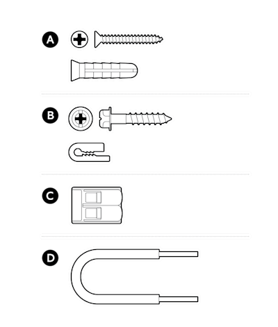 Illustration to show hardwired included with your Wired Doorbell (2nd Gen) plug-in
