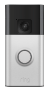 Ring Video Doorbell setup successful light pattern with four corner blue LEDs flashing.