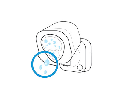 Illustration of leaking water inside Smart Light