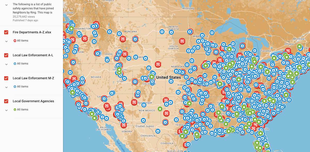 Neighbors Verified Account Active Agency Map