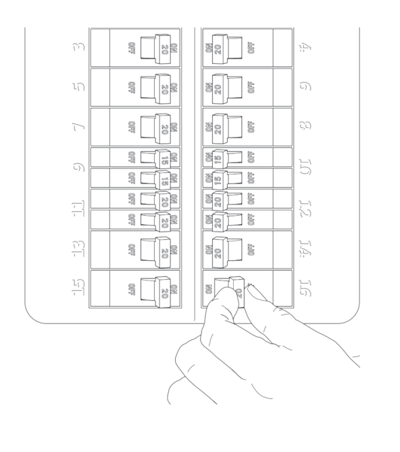 Hand turning power off at the switch in the breaker box.