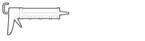 Line drawing of a Caulk Gun