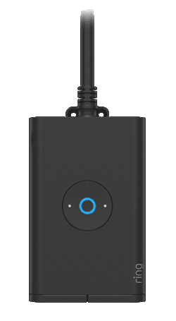 Smart Lighting Outdoor Plug light pattern rebooting right and left small white lights and center blue circle light flash once.