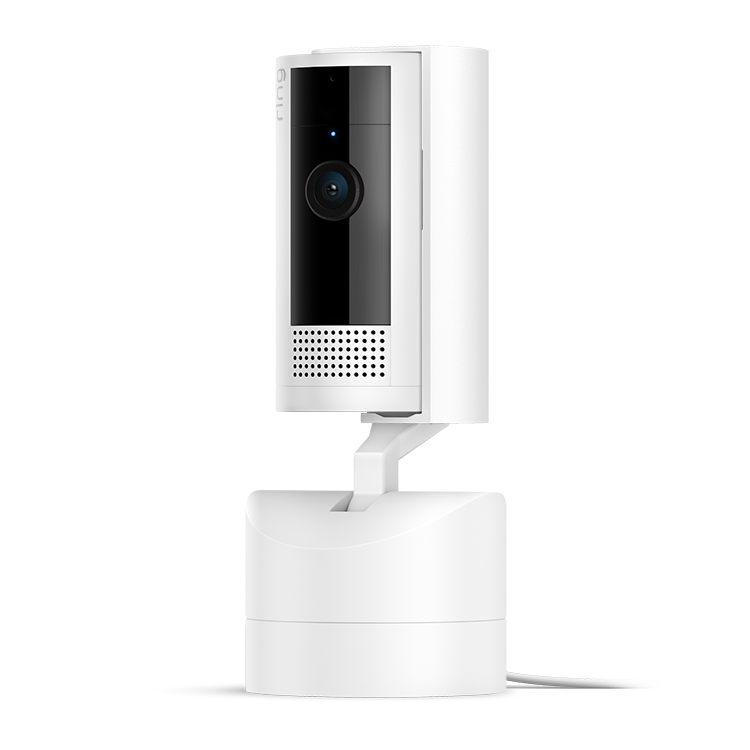 Ring 首振り機能付きインドアカム ホワイト - 左右360° 上下169