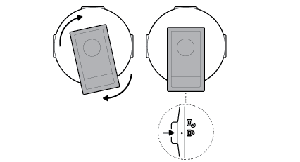 Rotating camera showing different angles and positions