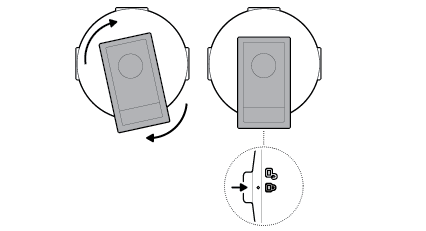 Rotating camera showing different angles and positions