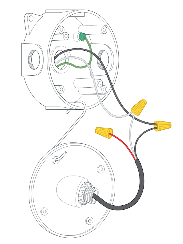 Installing your Hardwired Kit for Spotlight Cam (1st Gen), Wired