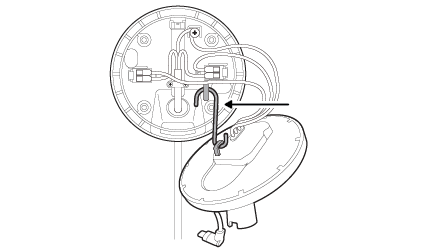 Technical diagram of the hardwired kit internal wiring and components