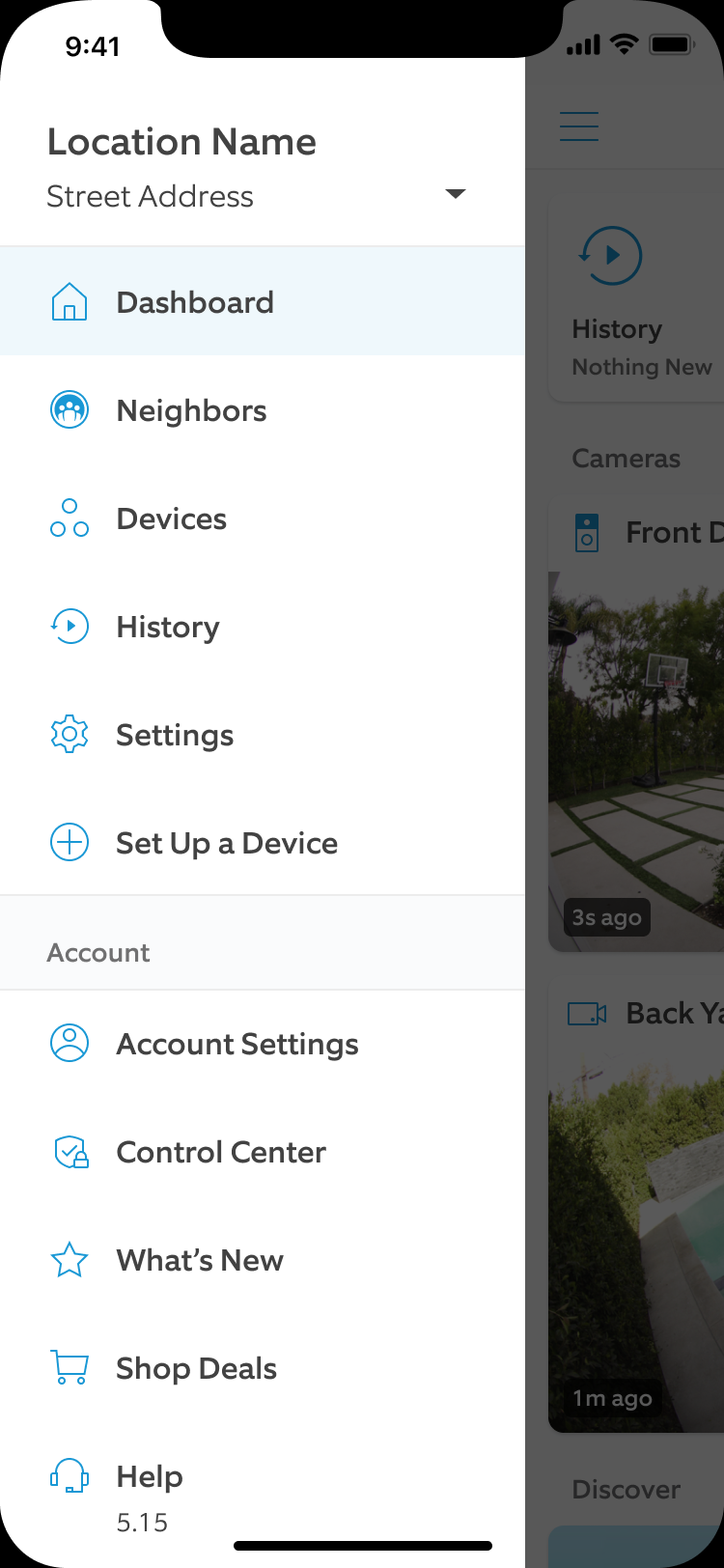 Ring App Menu