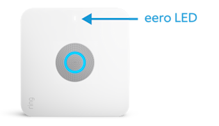 Ring Alarm Pro Base Station featuring the eero LED light 