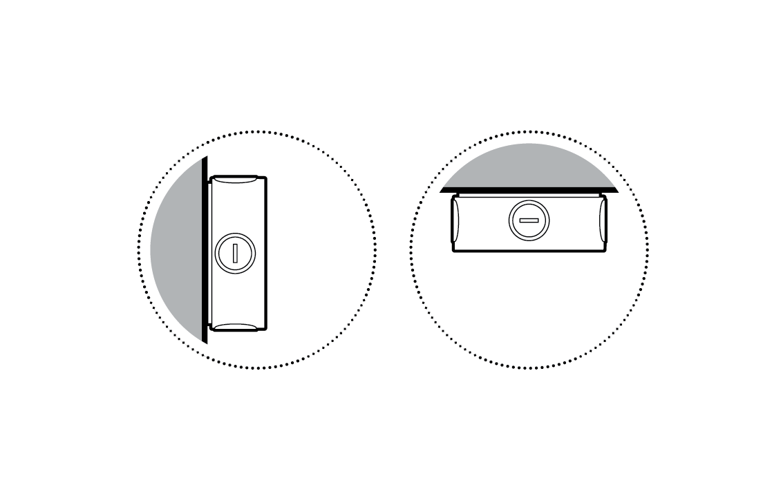 Illustration of PoE to USB-C Adapter installation with junction box.