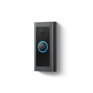 Ring - Wi-Fi Video Doorbell - Wired - Black