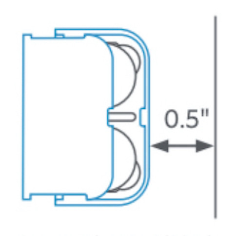 Contact Sensor (2nd Generation) open battery diagram. 