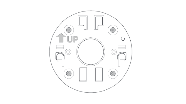 Mounting Plate for Spotlight Cam Plus Illustration