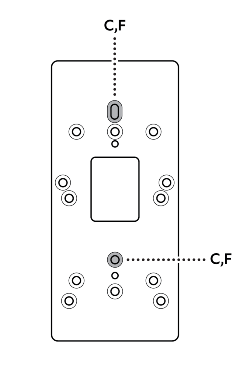 Illustration to show which plugs to remove.