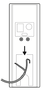 Illustration showing to remove the existing doorbells wiring if connected. 