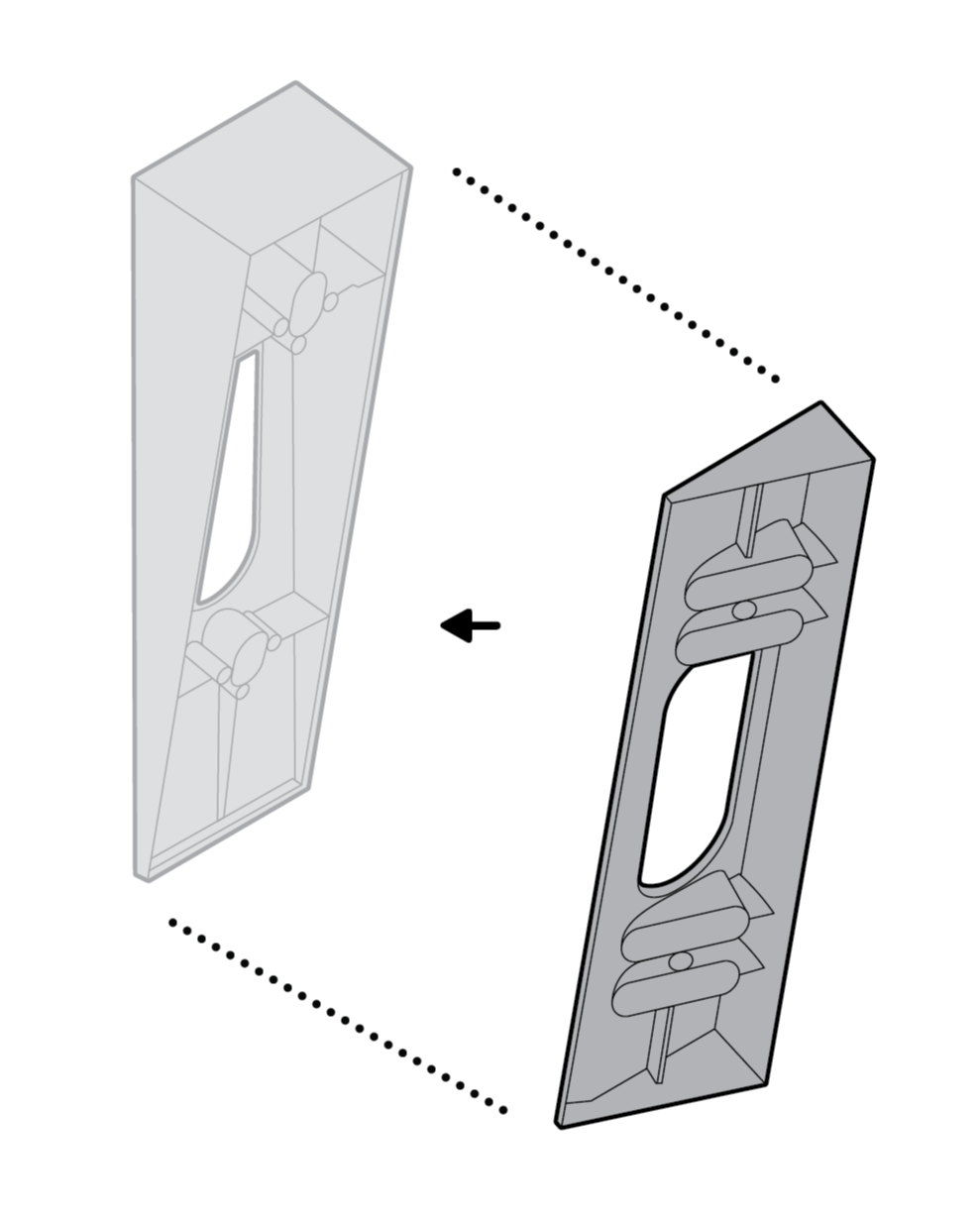 Using other wedge and corner kits with Wedge Kit for Wired Video Doorbell Pro (3rd Gen)