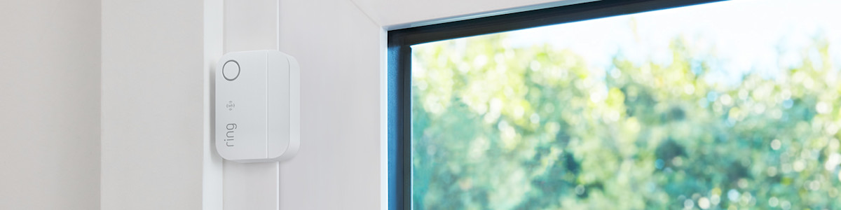 Image of a Door & Window Sensor installed on an internal door