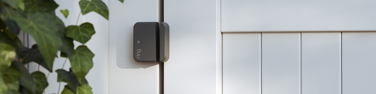 Image of an Outside Door Sensor installed on an external door