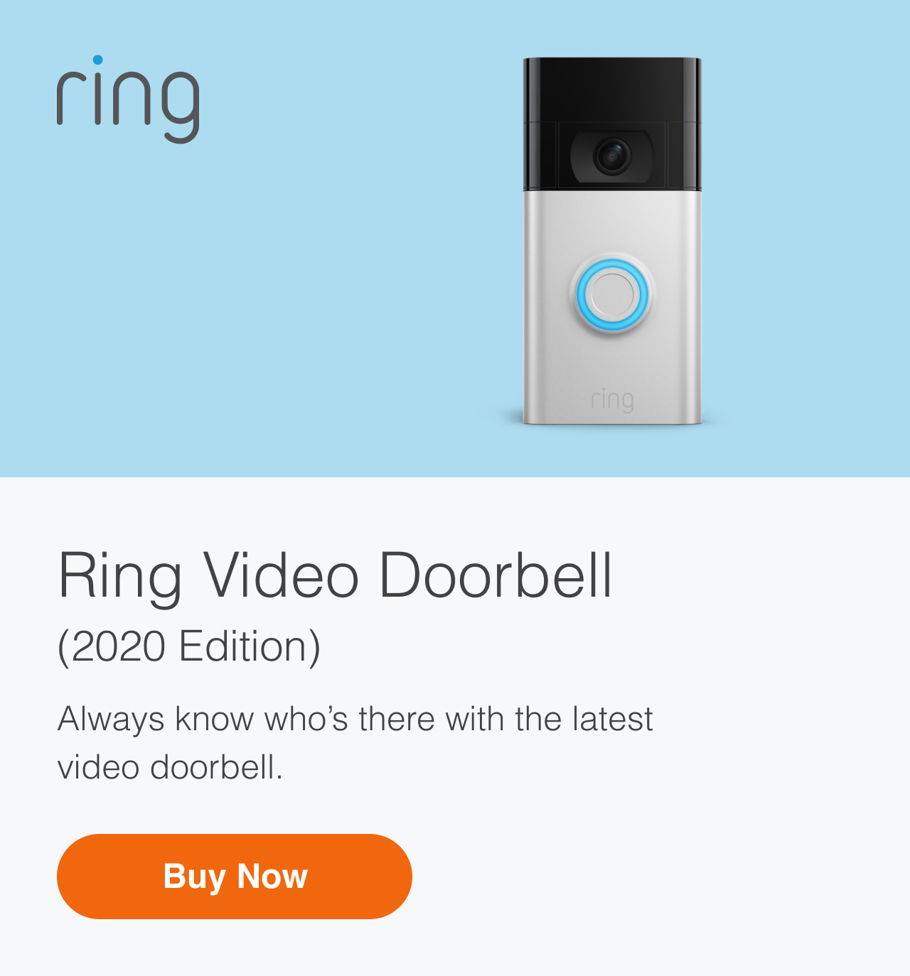 Ring doorbell sale 720p