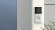 Ring Video Doorbell 3 Plus on a modern home's front door.