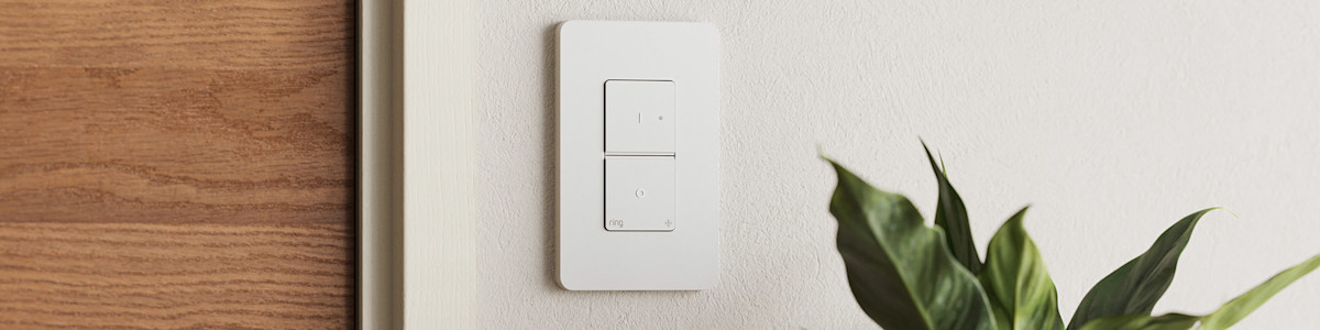 Image of Smart Light Switch mounted in an entryway