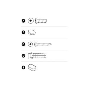 Illustration to show hardware included with Spotlight Cam Pro (2nd Gen) PoE