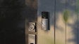 Wired Doorbell Pro (3rd Gen) mounted on an external surface of a modern home. 