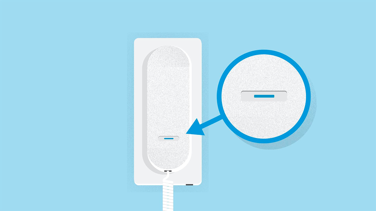 illustration of where to find the Brand or model number on the back of your intercom.