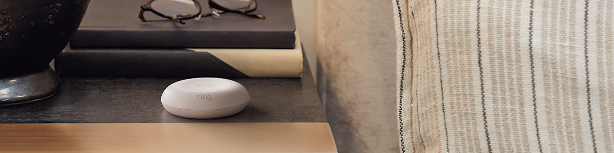 Image of a Panic Button on a nightstand