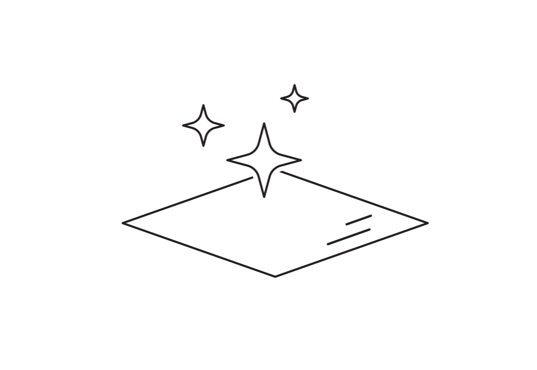 Illustration to show a wipe to clean and dry your Window & Door Sensor.