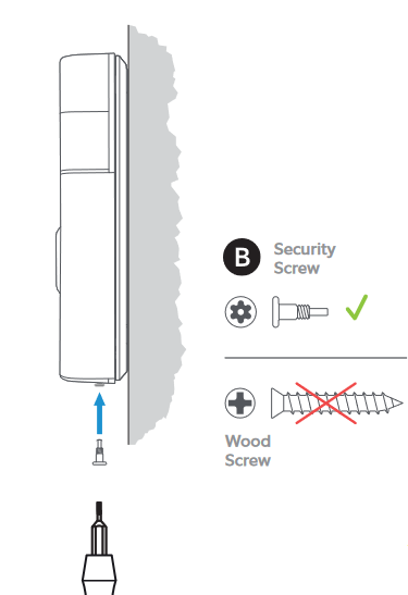 Ring doorbell install without hot sale screws