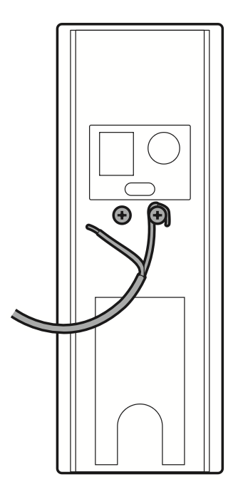 Illustration showing to connect the existing doorbells wiring to the Battery Doorbell (2nd gen).