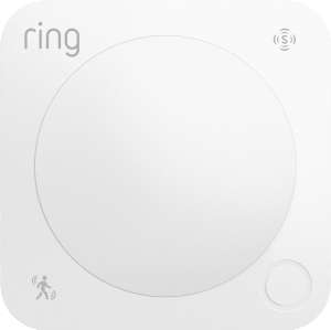 Animation of red LED blinking quickly on Motion Detector when tamper switch is triggered.