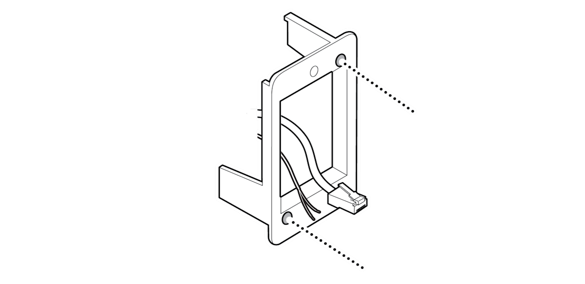 Line drawing of a technical isometric diagram showing structural components