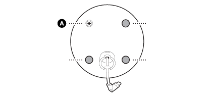 Circular diagram showing cosmetic plug layout with labelled points