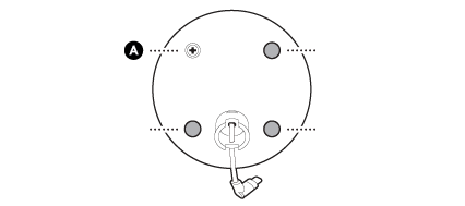 Circular diagram showing cosmetic plug layout with labelled points