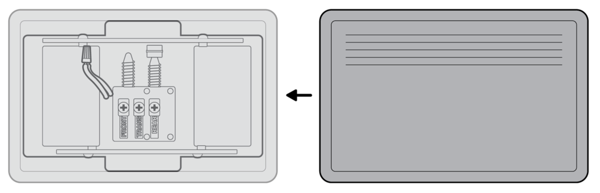 In home Chime kit diagram showing internal components