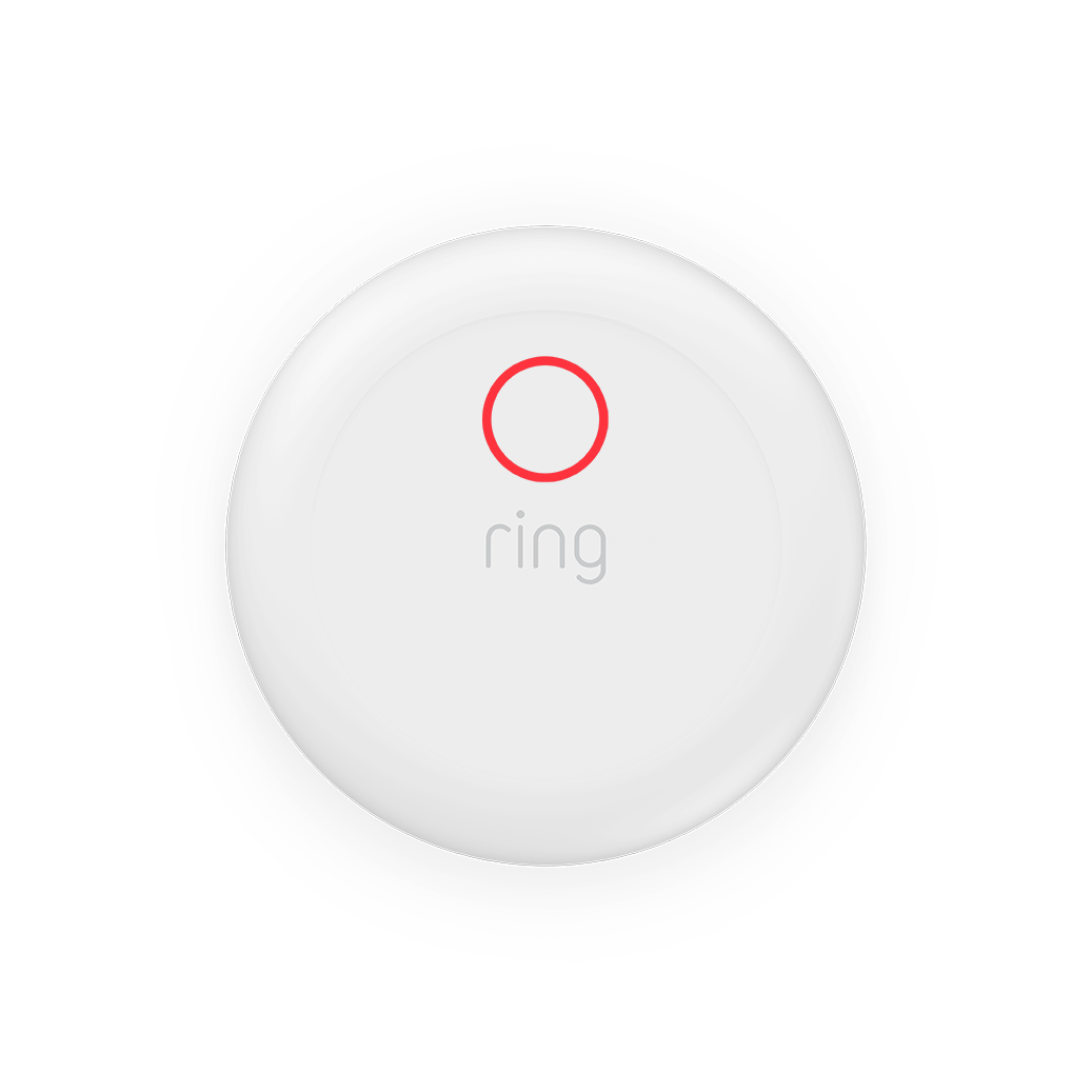 Smoke & CO Listener with a solid red circle LED light above the word "ring."