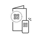 Instruction stating to scan the applicable QR code to start a device set up in the Ring App. 