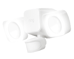Smart Lighting Floodlight light pattern power up or reboot complete or update in progress light flashing twice.
