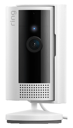 Indoor Cam (2nd Gen) siren activated light pattern blue light flashing quickly.