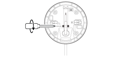 Technical diagram showing hardwired kit components and installation