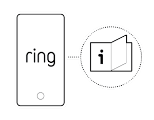 Illustration to show an information guide and a mobile phone.