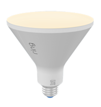 Smart Lighting PAR38 Bulb light pattern reboot or pairing solid light.