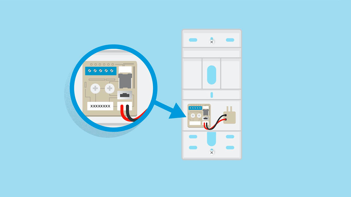 Illustration of intercom control board.