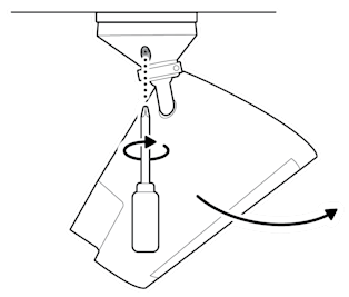 An illustration of the Ethernet cable or USB-C cable being plugged in, with an example of the security screw being tightened for a USB-C cable.