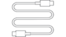 Illustration of Car Cam power cable that is included in the box.